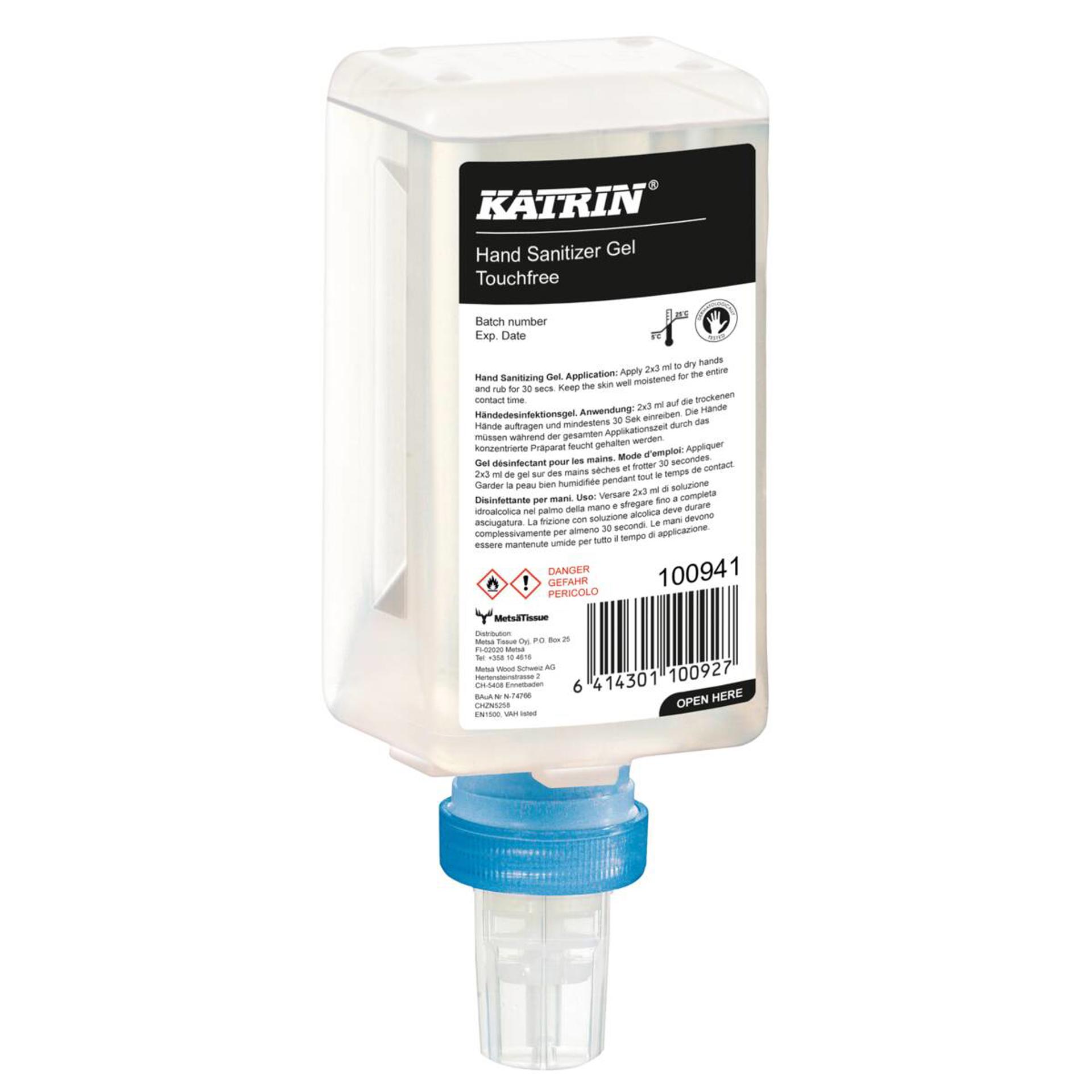 100941-Katrin Hand Sanitizer Gel Touchfree 500 ml