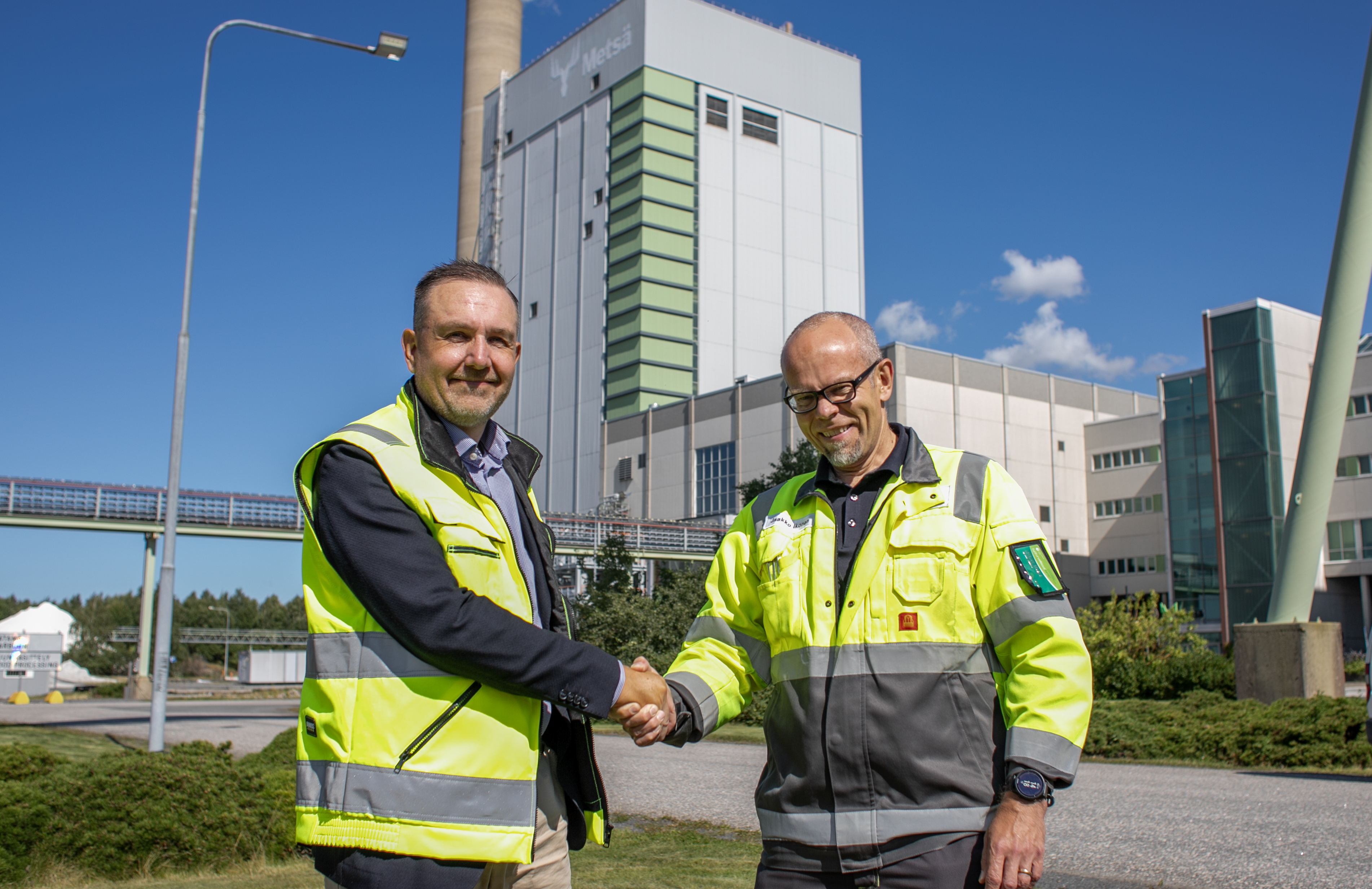 Kuva Metsä Fibren Rauman sellutehtaalta.