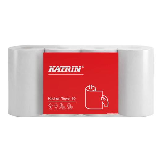 Katrin Kitchen Paper Towel Roll 90 Sheets 2-Ply
