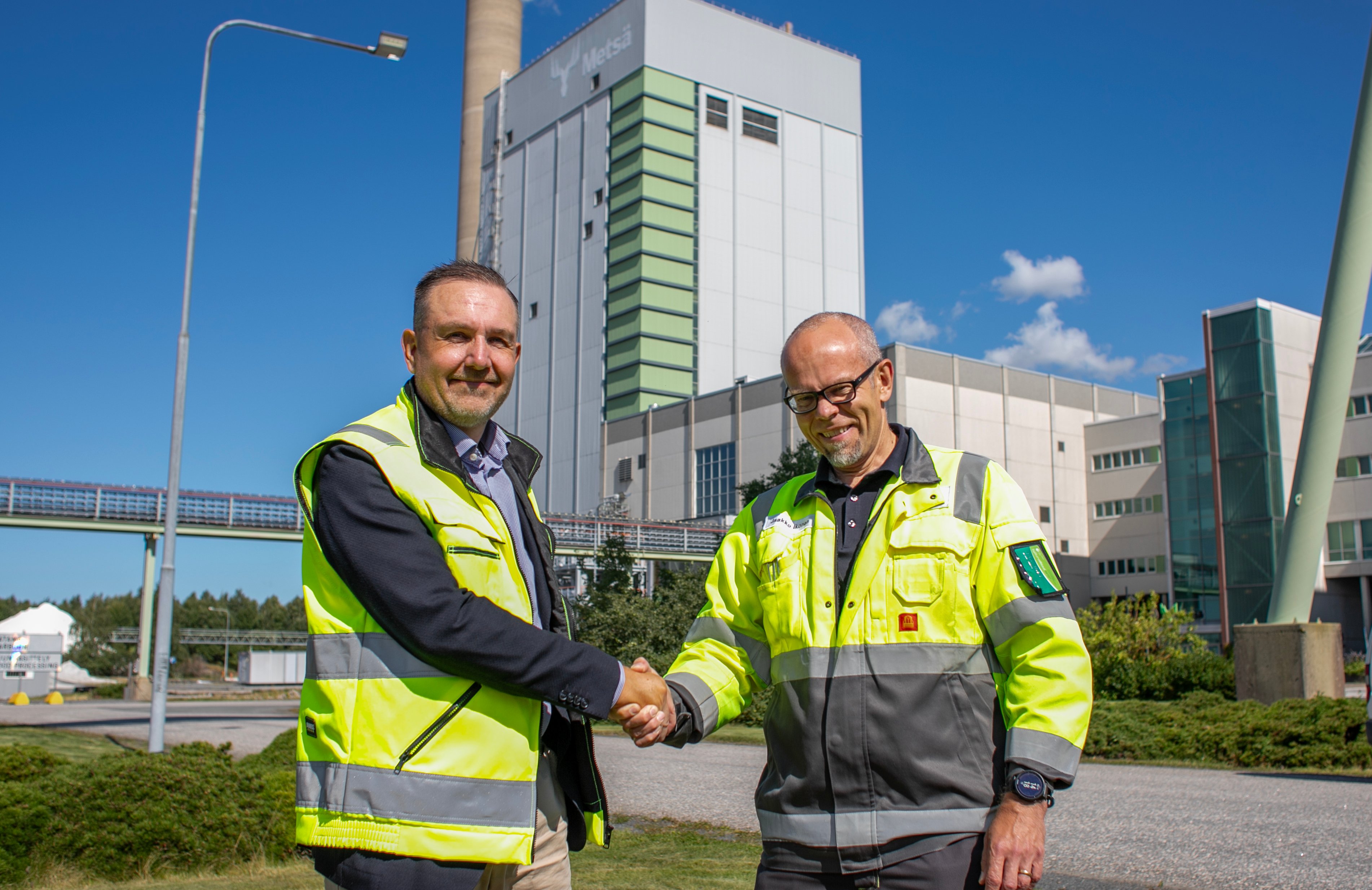Image from the Metsä Fibre Rauma Pulp mill.
