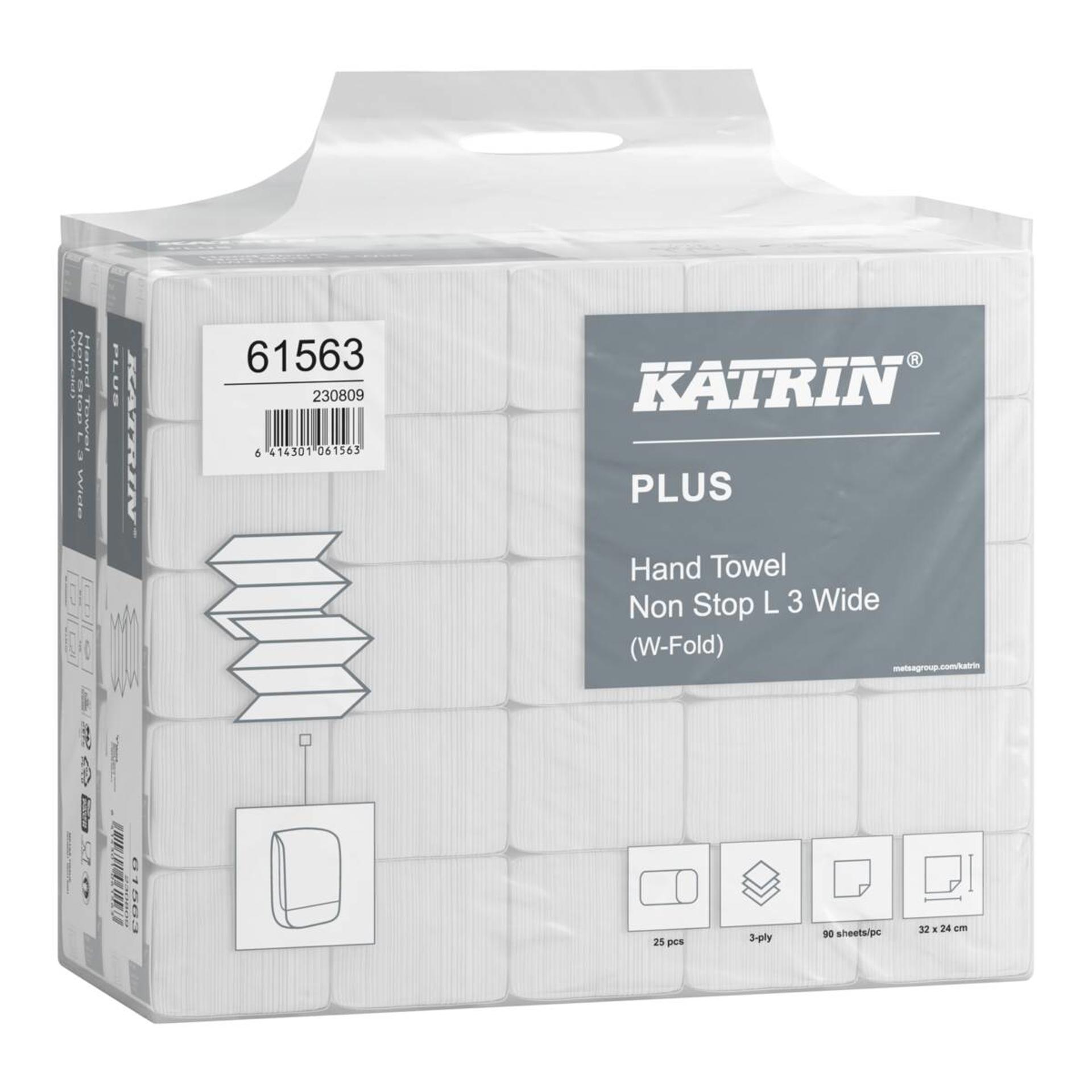 61563-Katrin Plus ręczniki Non Stop czteropanelowe białe 3-warstwowe-4