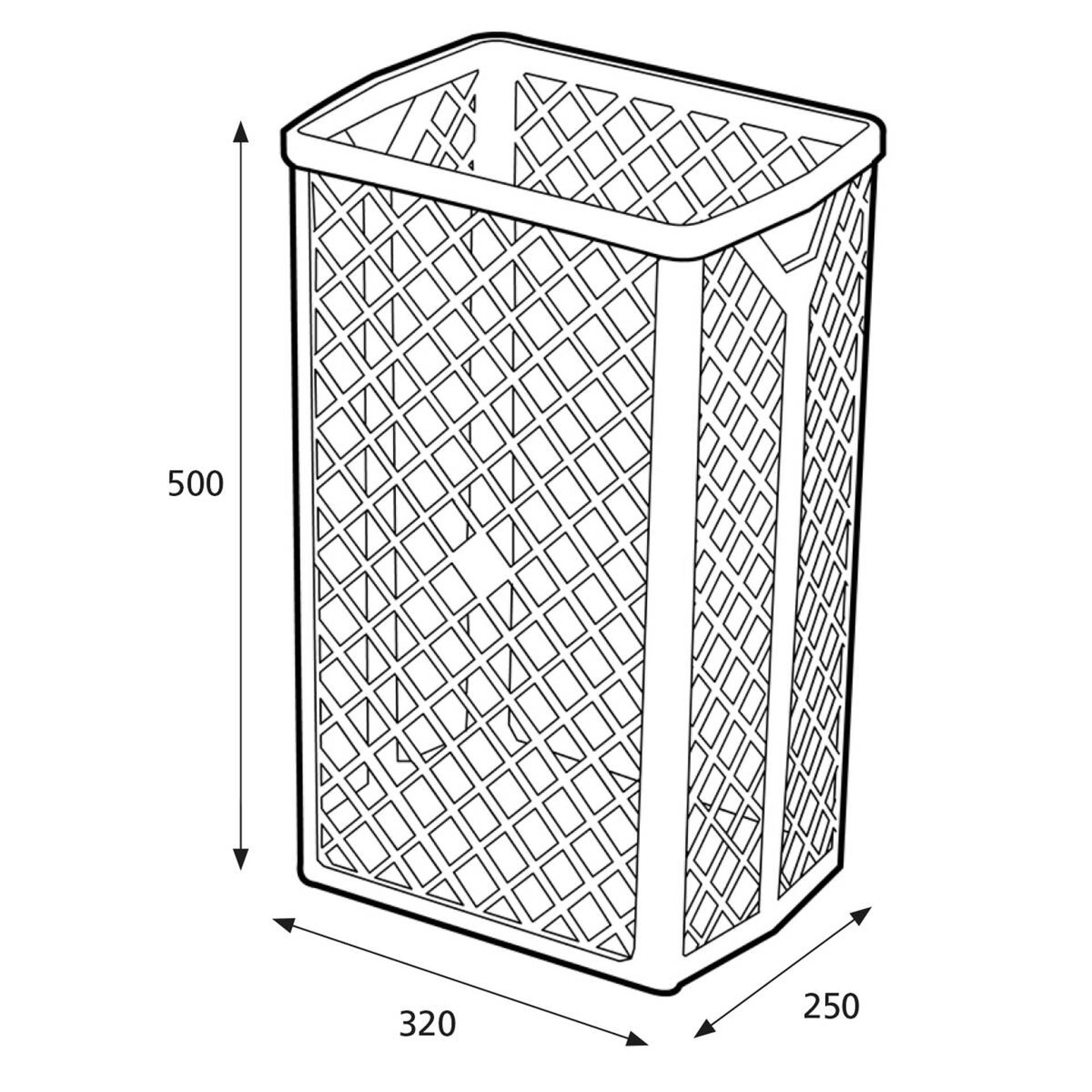4287-Katrin Papperskorg 40 Liter, Vit-2