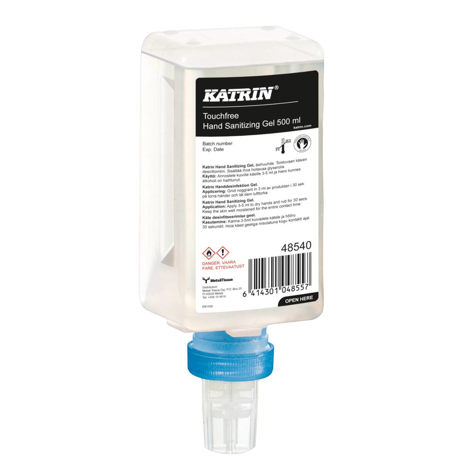 48540-Katrin Hand Sanitizer Gel Touchfree 500 ml