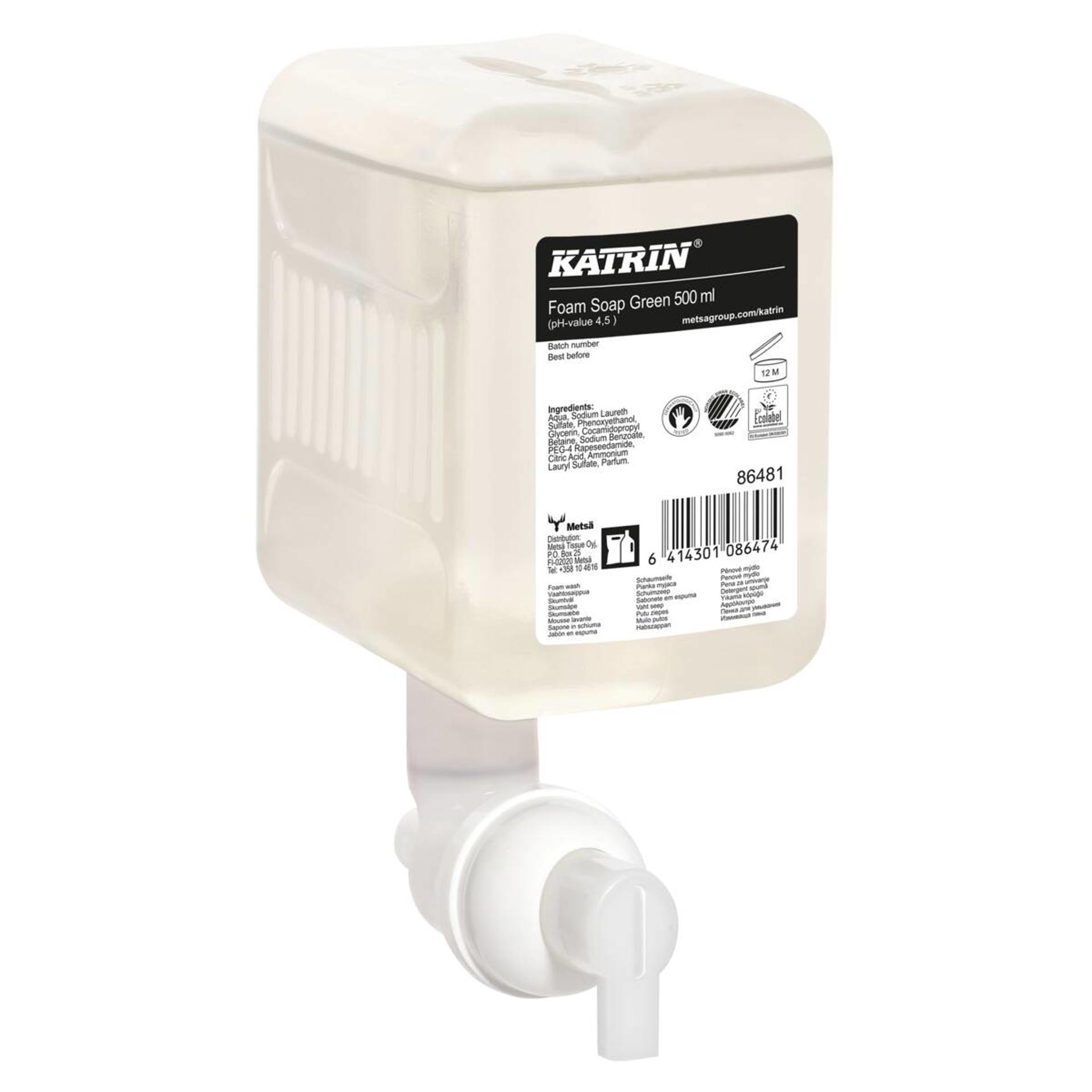 86481-Katrin Green mydło do rąk w piance 500 ml