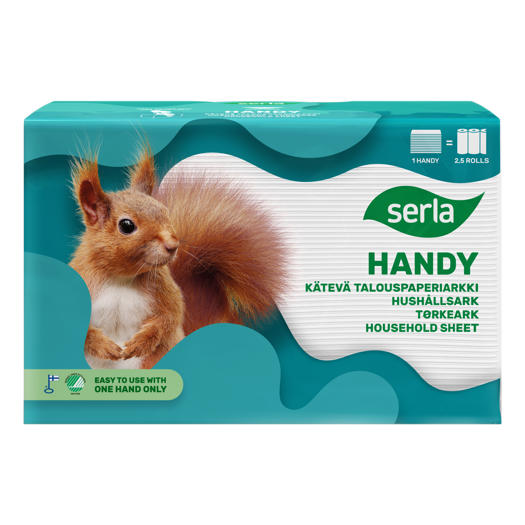 Serla Handy, kätevä taiteltu talouspaperiarkki