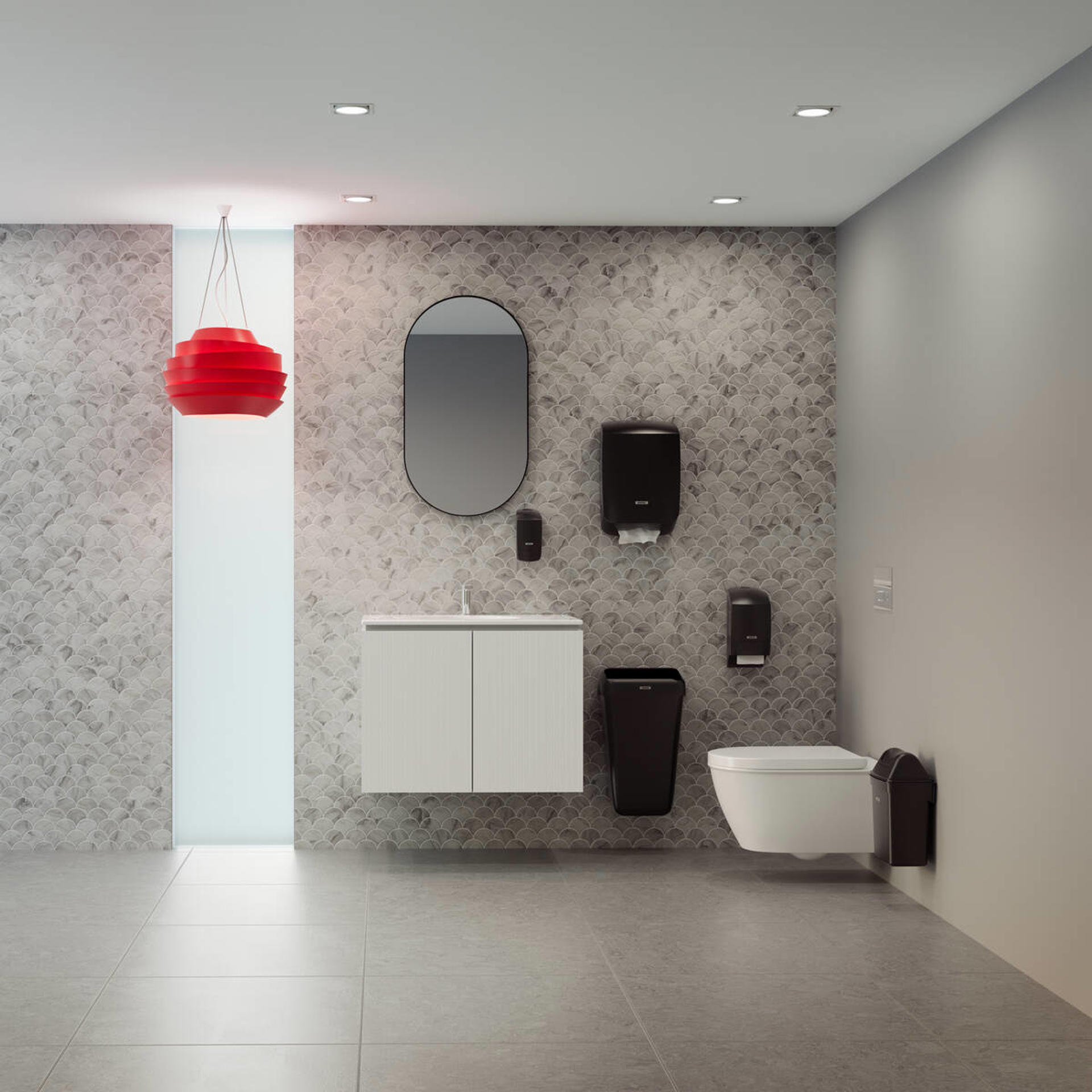 77519-Katrin System Wc-paperiannostelija, Musta-6