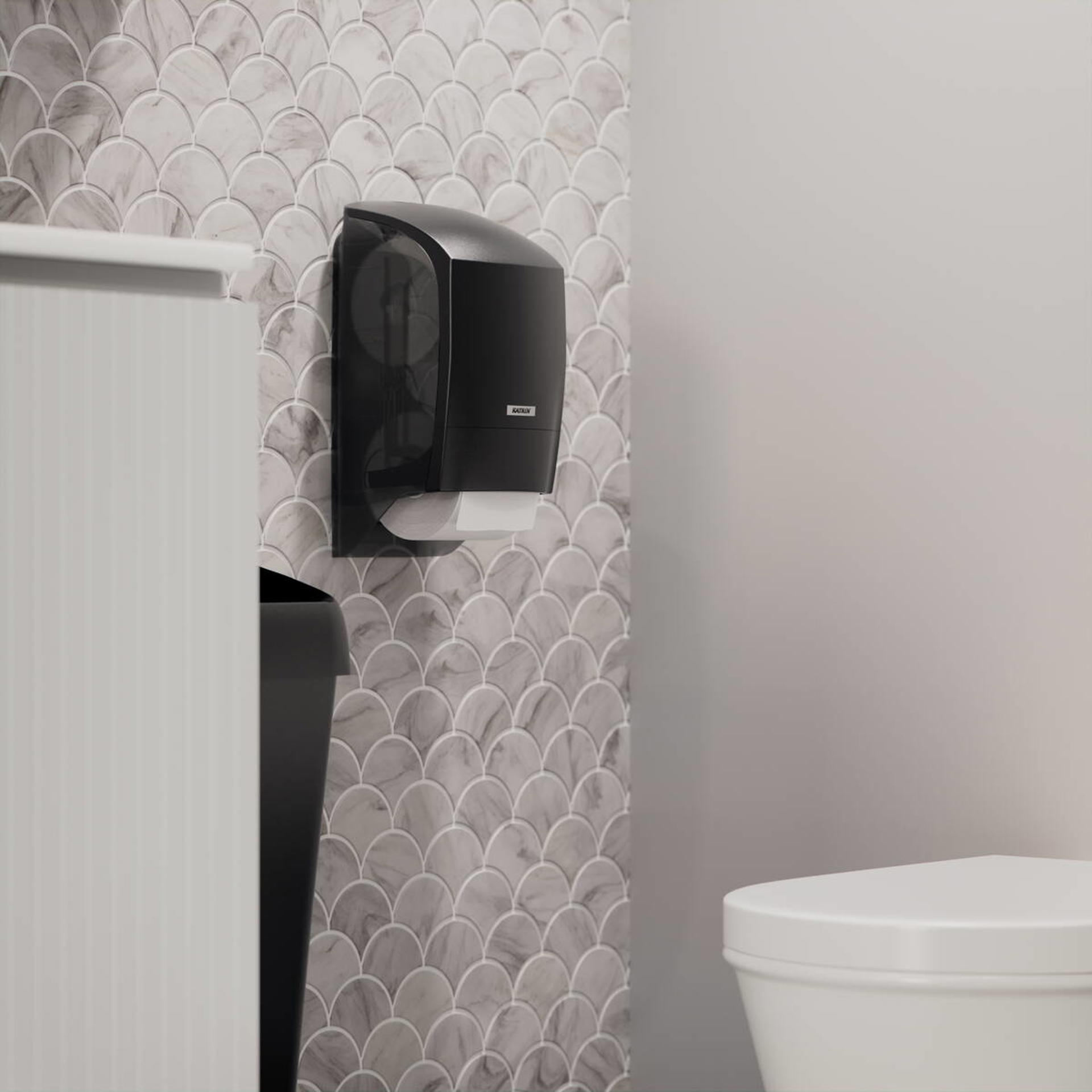 77519-Katrin System Wc-paperiannostelija, Musta-7