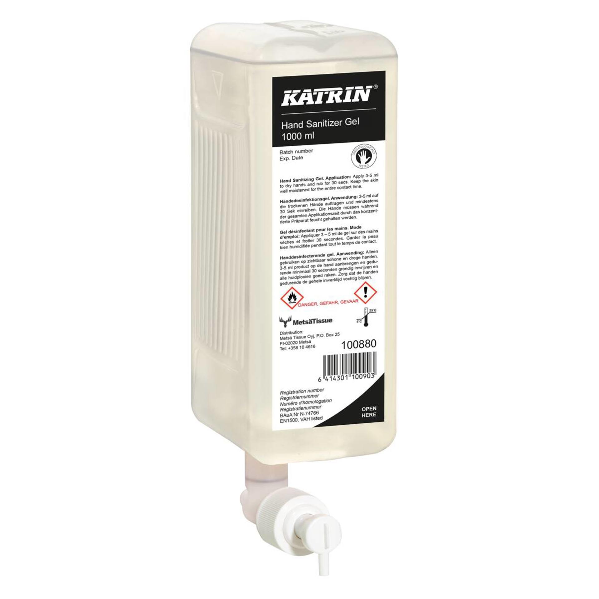 100880-Katrin Hand Sanitizer Gel 1000 ml