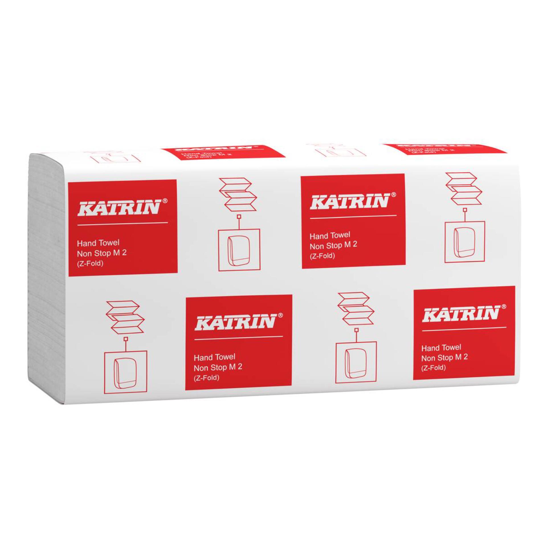 61617-Katrin ręczniki Non Stop trzypanelowe białe 2-warstwowe S Handy Pack-1