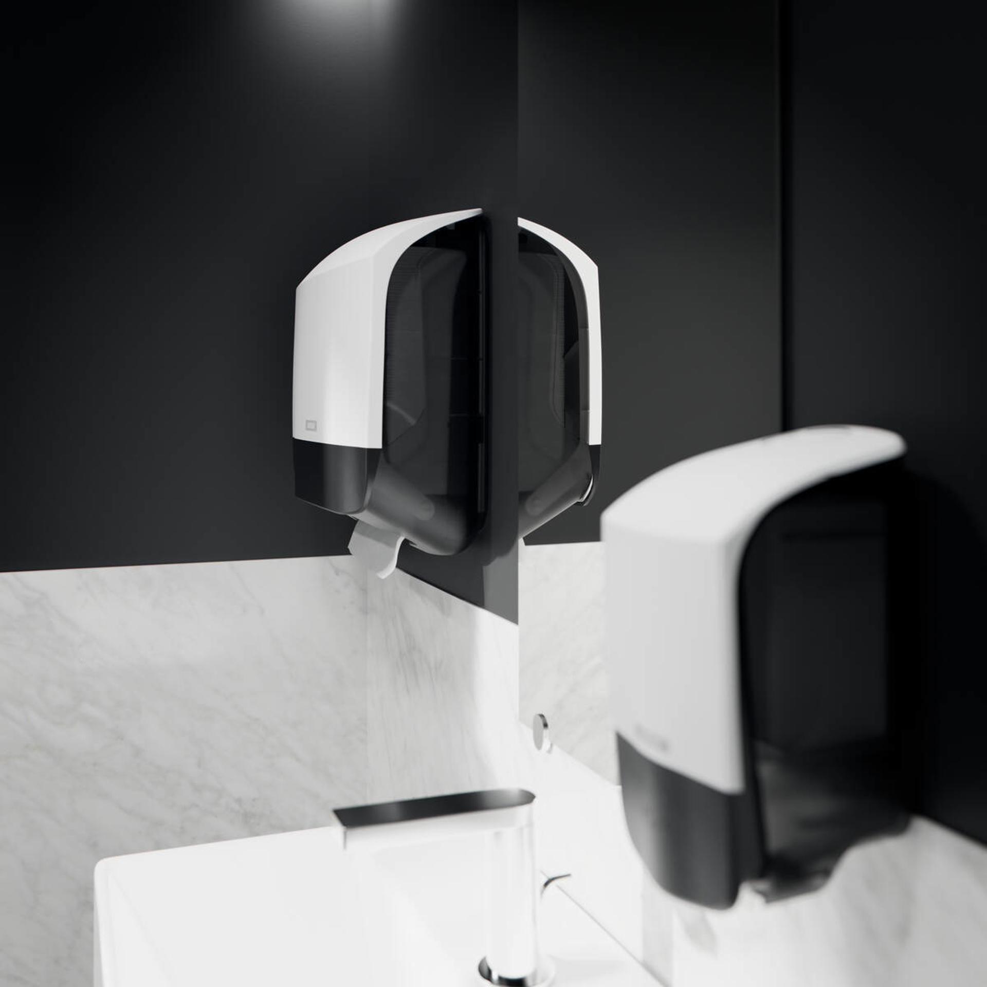 88942-Katrin Handduksdispenser S - Vit-4