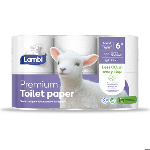 Lambi Premium Toalettpapir