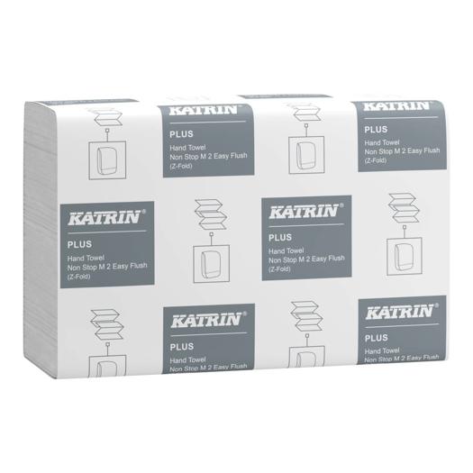 Katrin Plus Z-fold Paper Towels Non-Stop Medium EasyFlush 150 Sheets 2-Ply