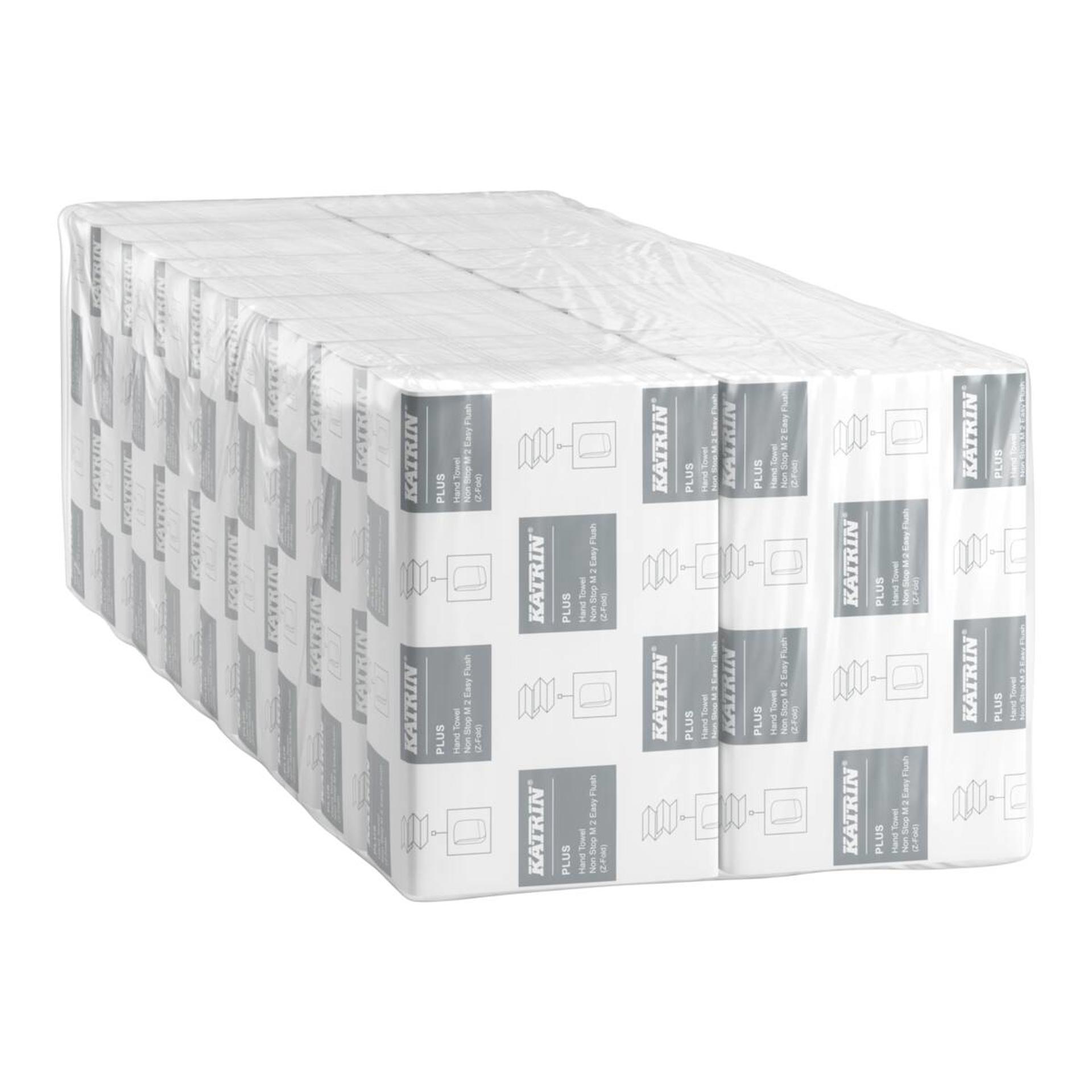38893-Katrin Plus Z-fold Paper Towels Non-Stop Medium EasyFlush 150 Sheets 2-Ply-3