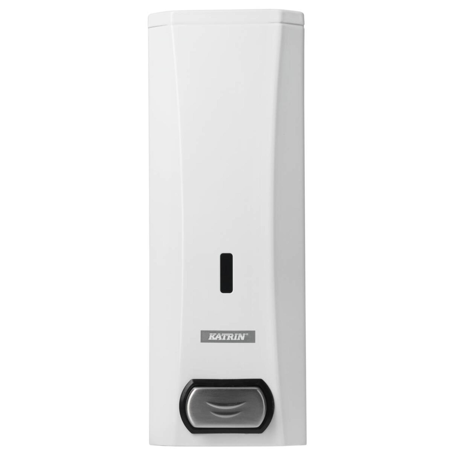 982517-Katrin Metal Dispenser 1000 ml For Commercial Hand Wash, White-4