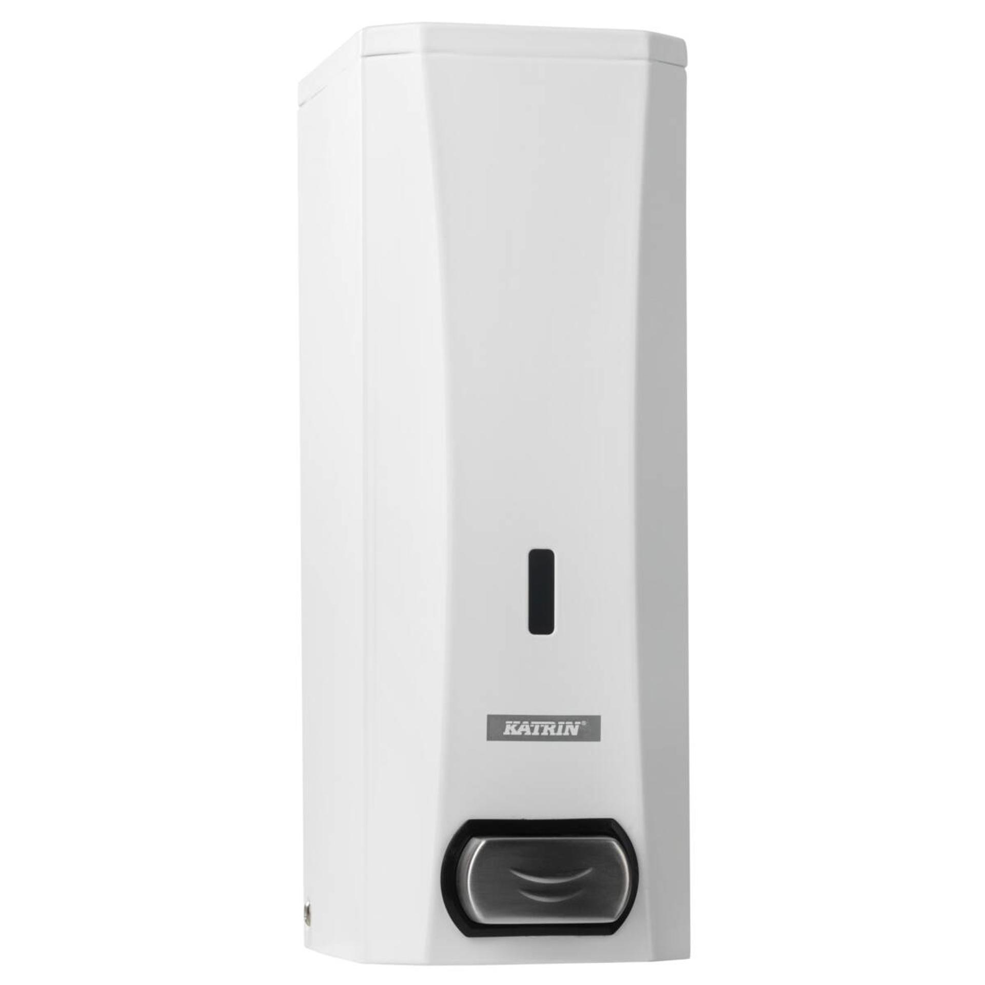 982517-Katrin Metal Dispenser 1000 ml For Commercial Hand Wash, White-1