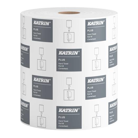 Katrin Plus Centerfeed Handtuch-Mehrzweckrolle M 300 m 1-lagig