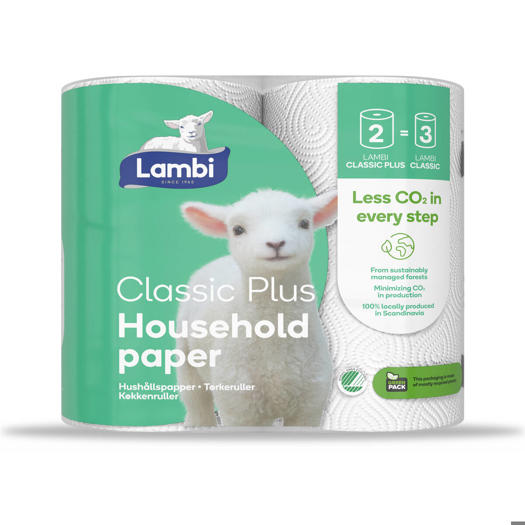 Lambi Classic Plus hushållspapper