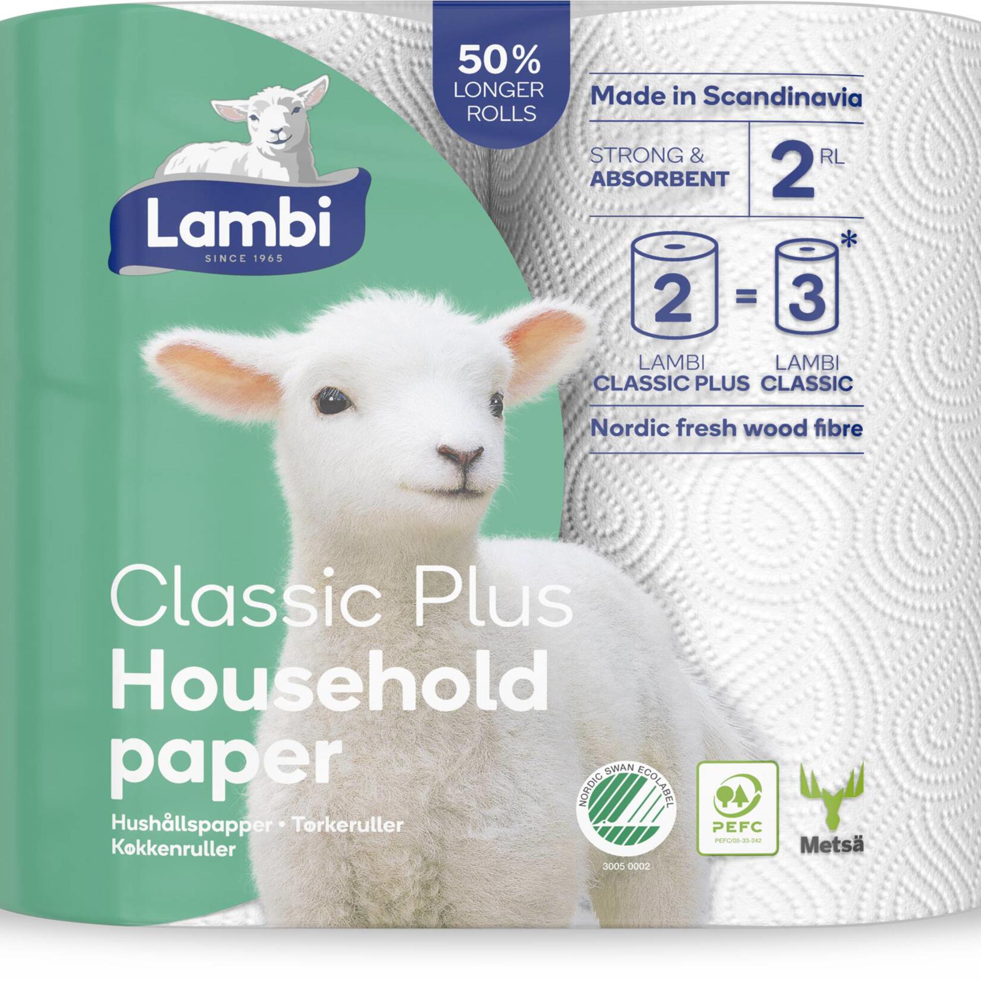 Lambi Classic Plus Tørkepapir