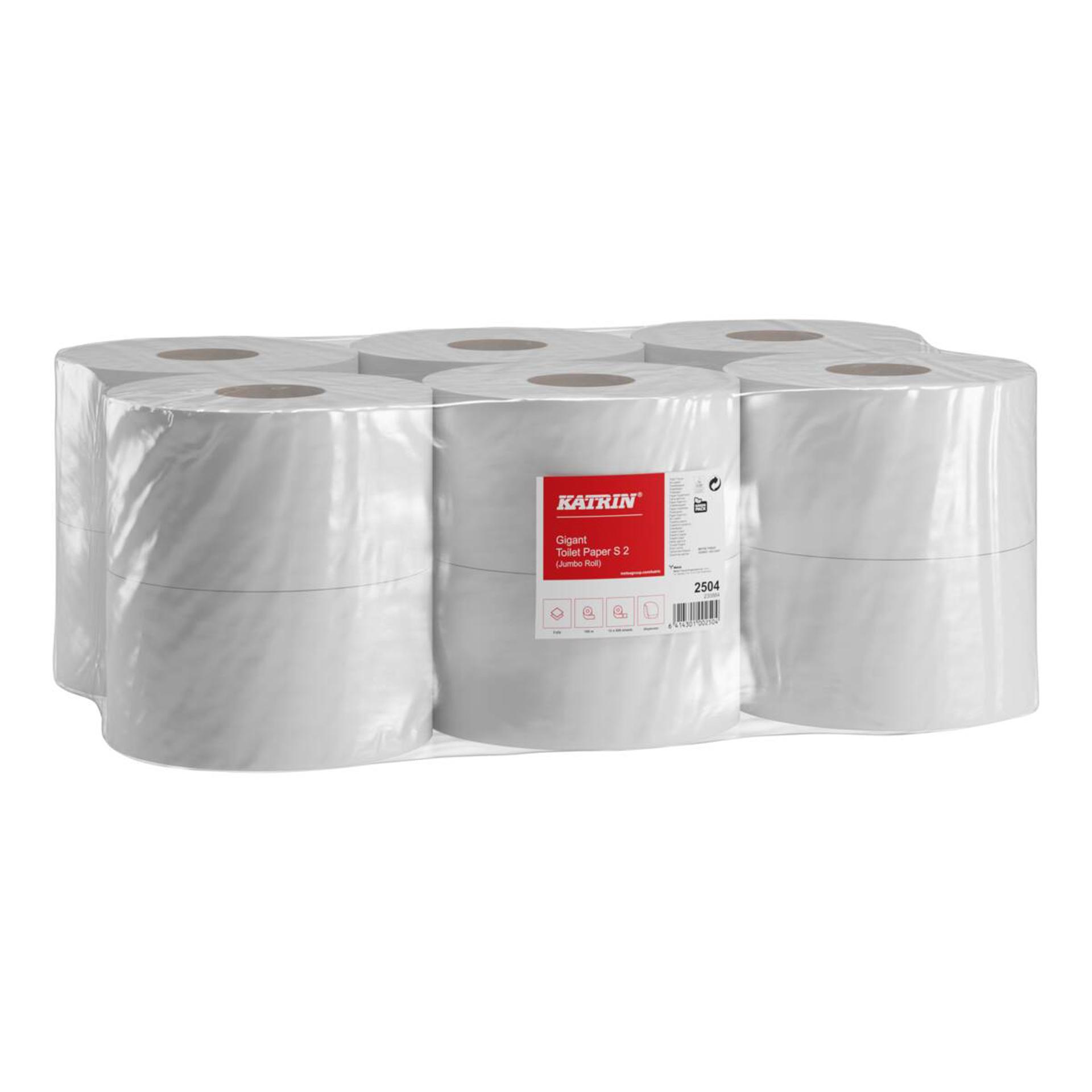 2504-Katrin Toalettpapper Jumbo S 150 Ark 2-Lagers-3