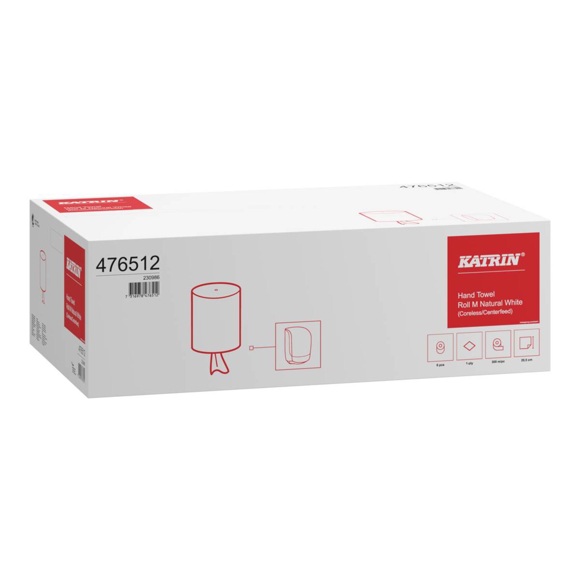 476512-Katrin Centrefeed Roll Medium Coreless 300 Metres 1-Ply-3