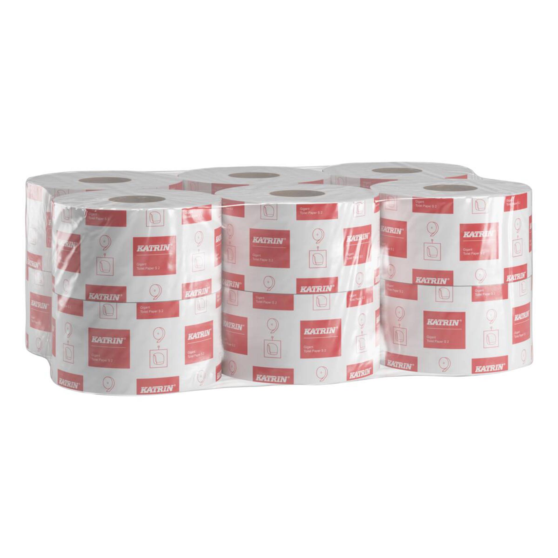 106101-Katrin Jumbo Toilet Paper Roll Small 200 Metres 2-Ply-3