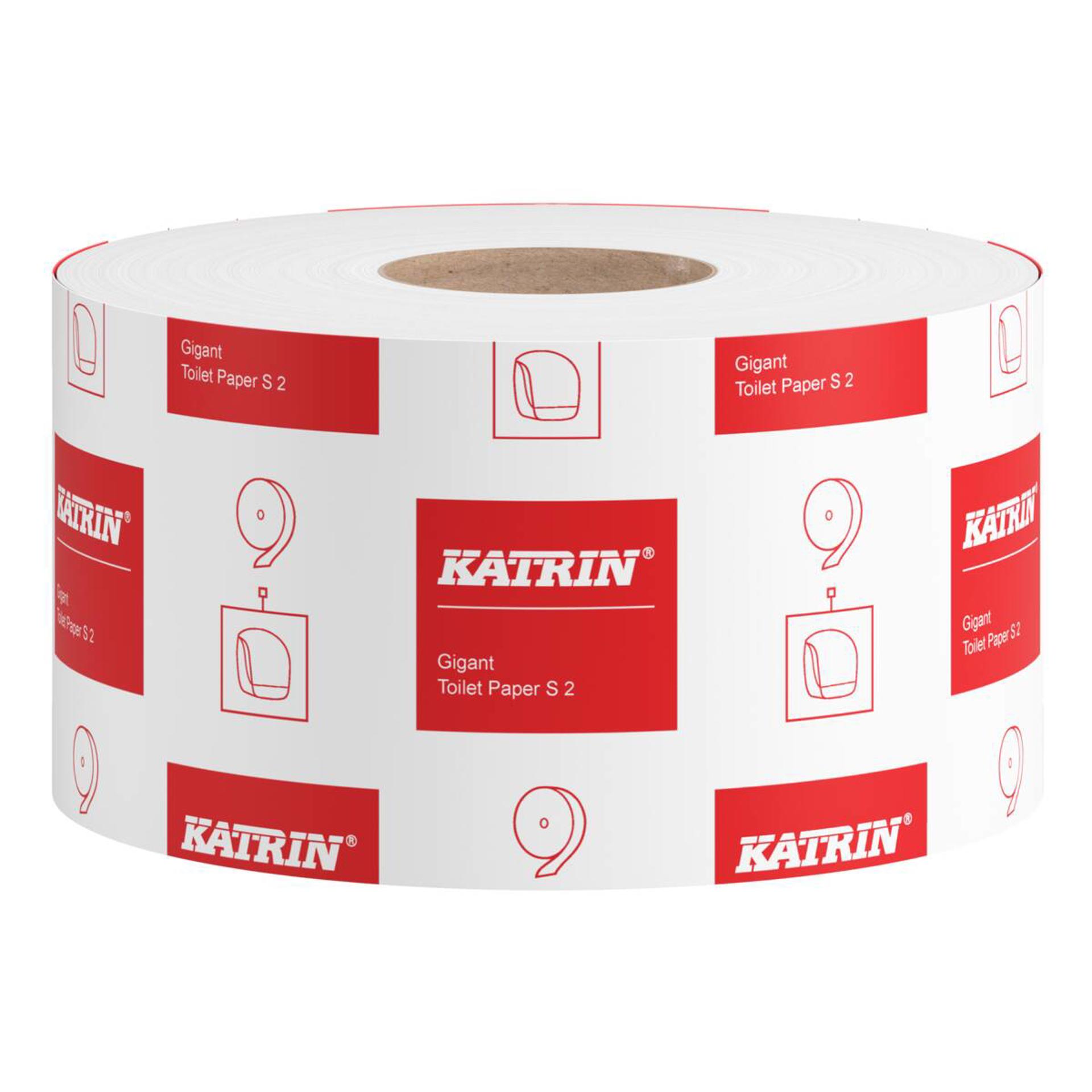 106101-Katrin Jumbo Toilet Paper Roll Small 200 Metres 2-Ply-1