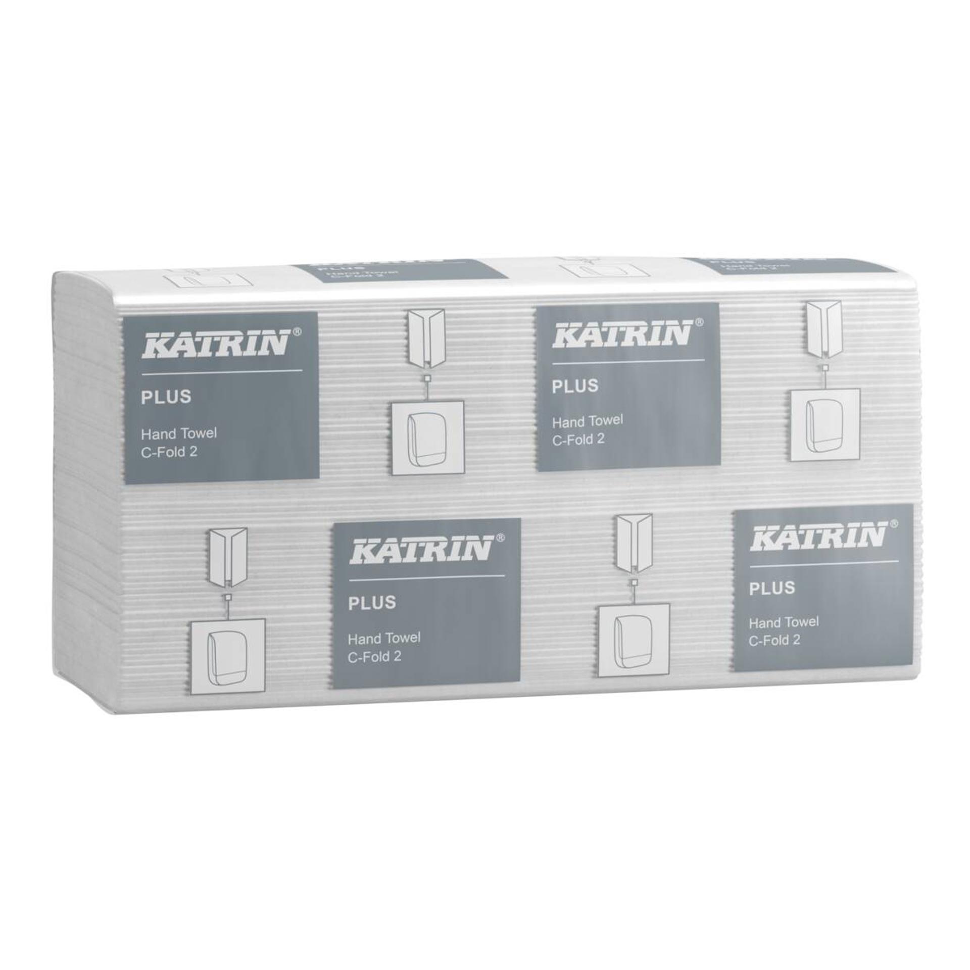 92512-Katrin Plus C-vikt Pappershandduk 100 ark 2-lagers-1