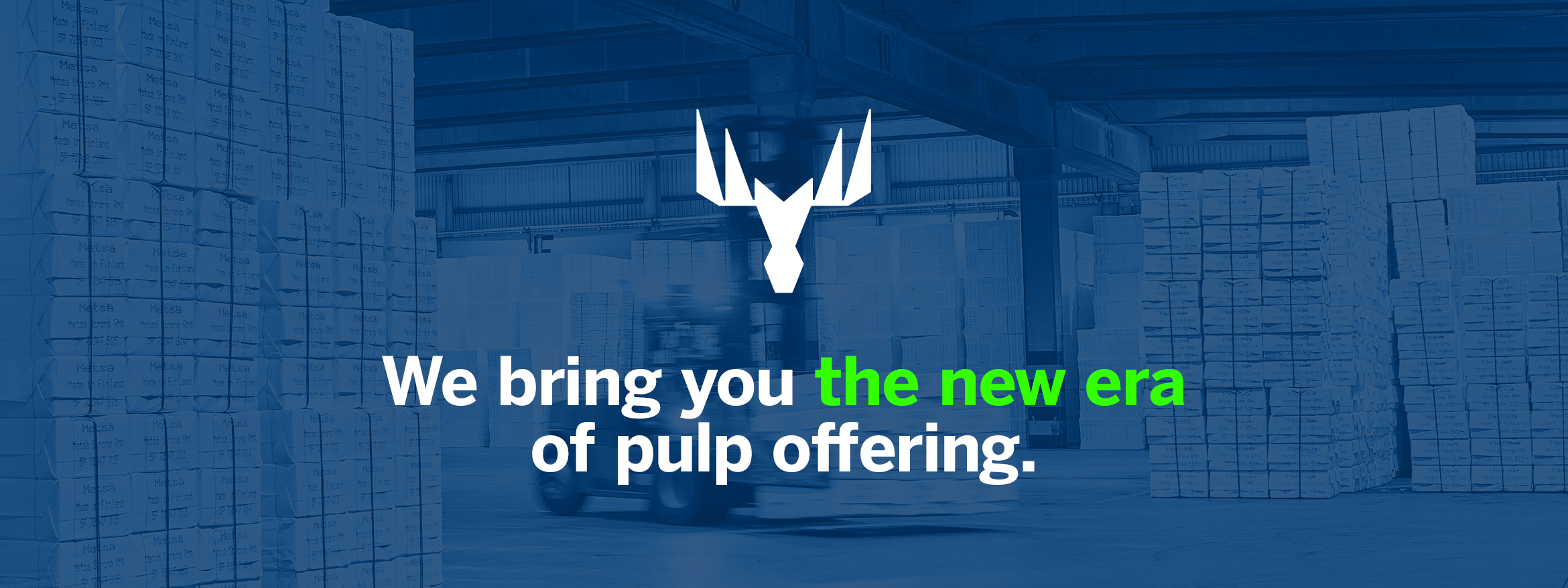 Pulp truck leaving mill