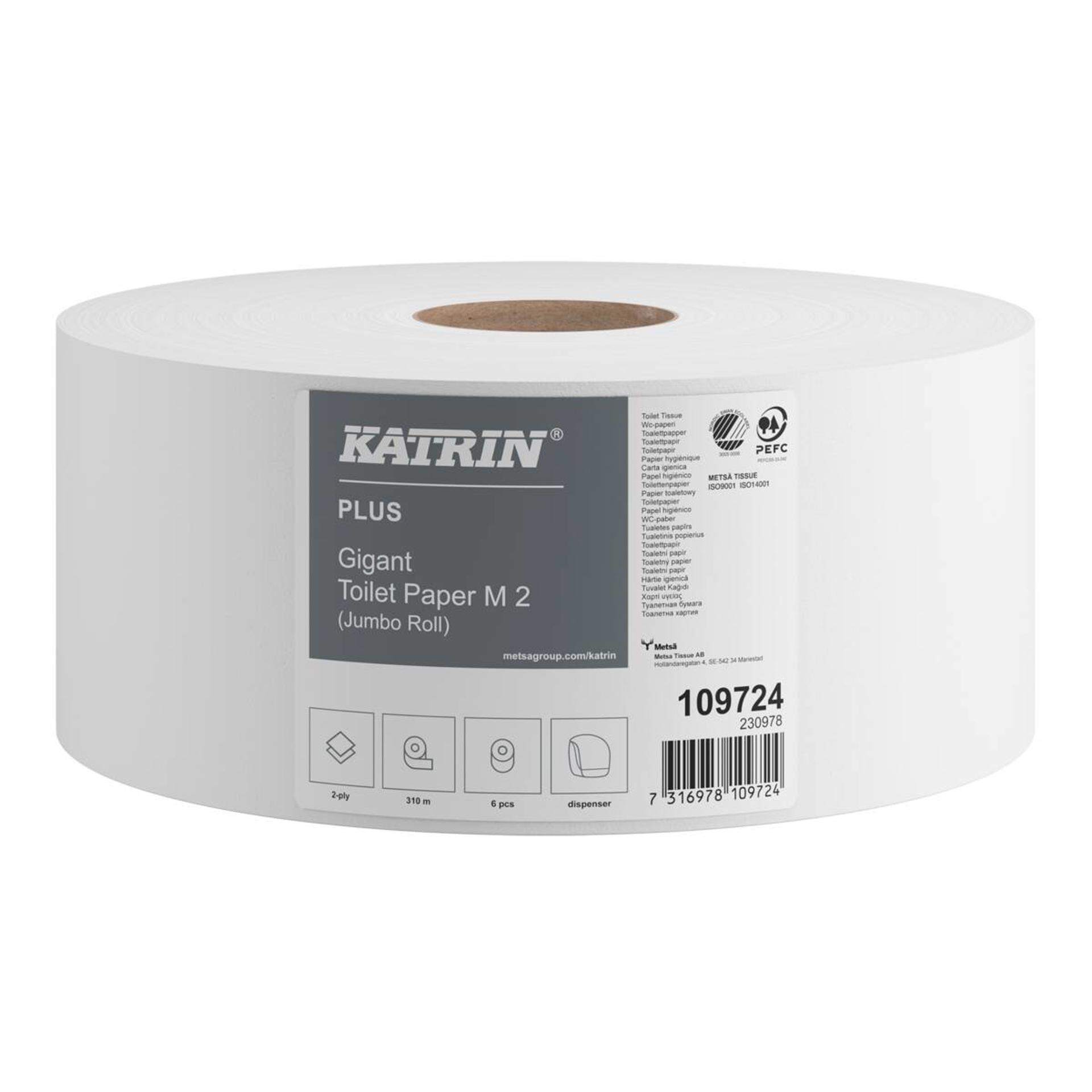 109724-Katrin papier toaletowy Jumbo mały 310 metrów 2-warstwowy-1