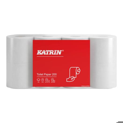 Katrin Toilet Paper Roll 200 Sheets 2-Ply
