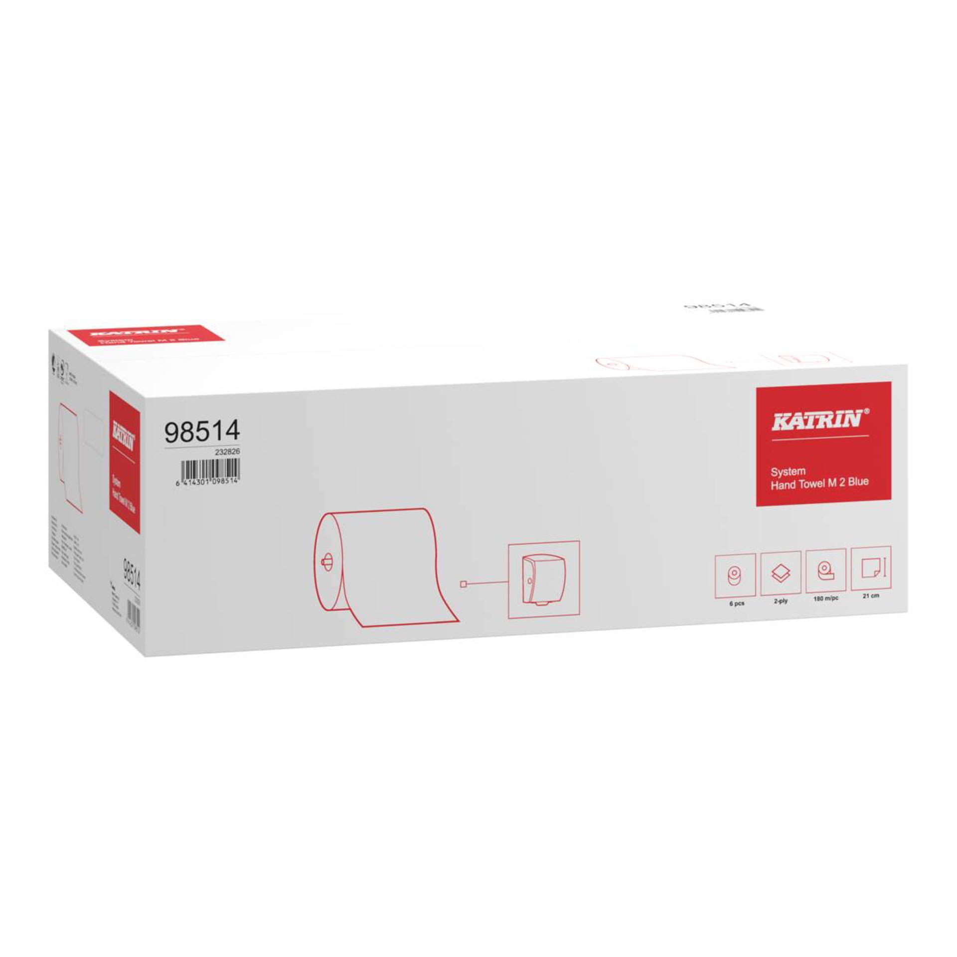 98514-Katrin System Käsipyyherulla M2 180 metriä, sininen-2