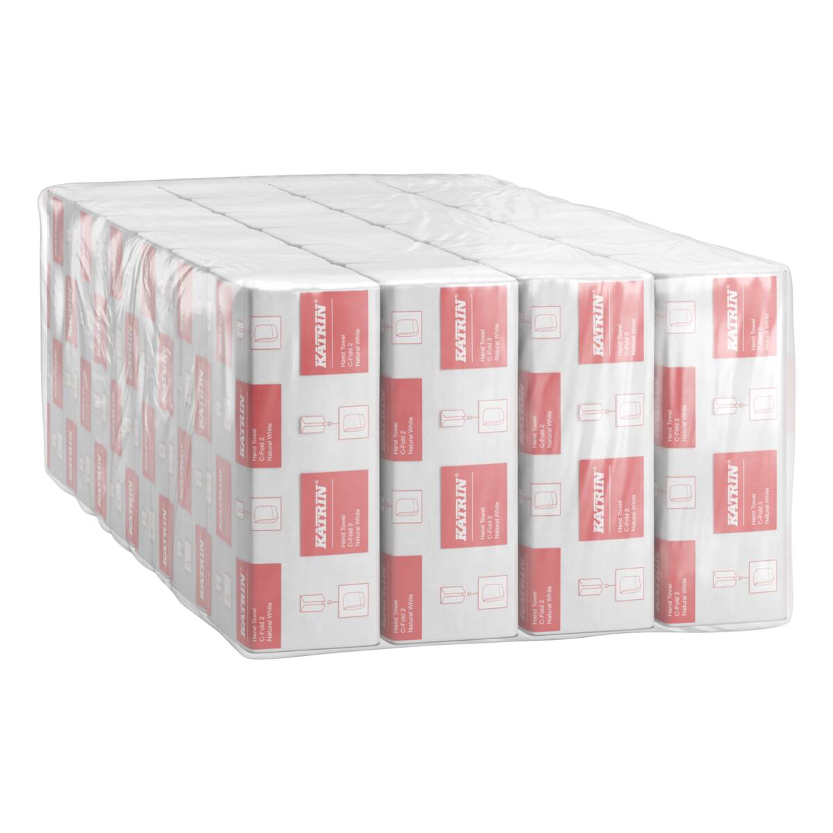 343955 Katrin Cfold Paper Towels 150 Sheets 2Ply