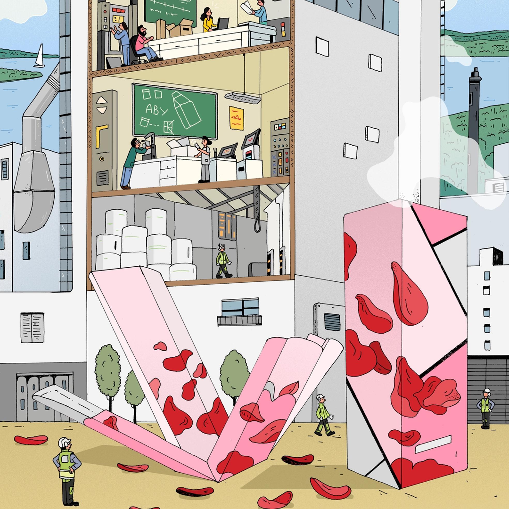 Scope 3 emissions breakdown in packaging lifecycle