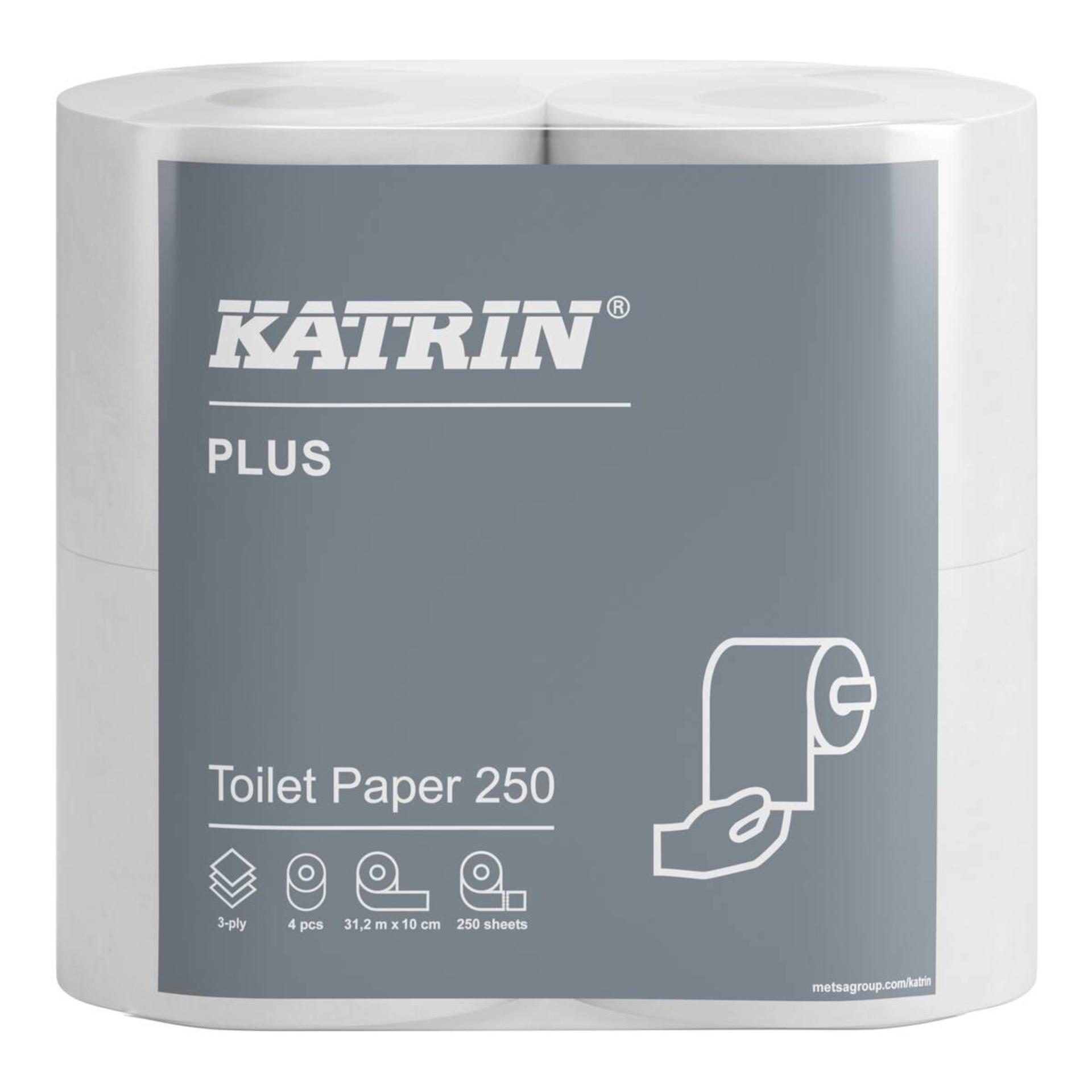 82384-Katrin Plus Toilet Paper Roll 250 sheets 3-Ply-1