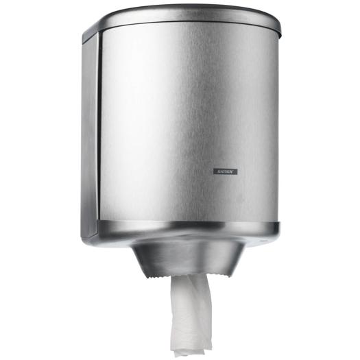 Katrin Metal Dispenser Medium For Centrefeed Roll, Stainless Steel