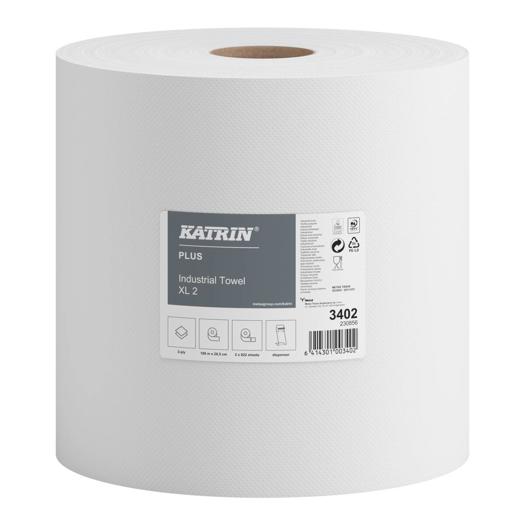 Katrin Plus Industrieputzrolle XL 189 m 2-lagig