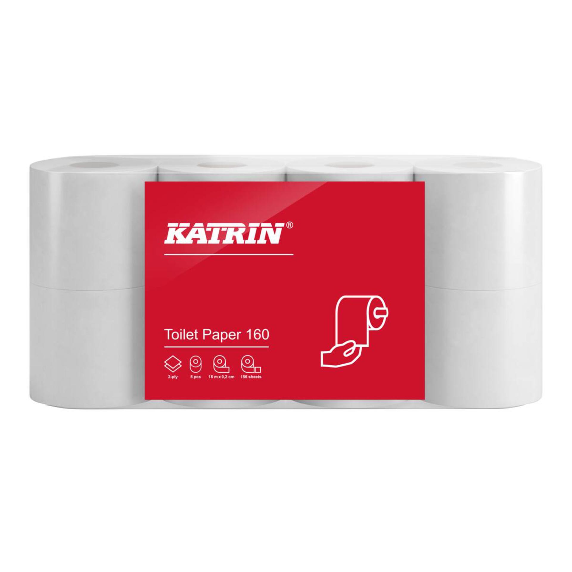 112966-Katrin Plus Wc-paperi 160, Valkoinen-1