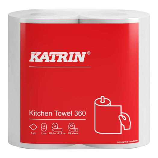 Katrin Hushållspapper 360 1-Lagers