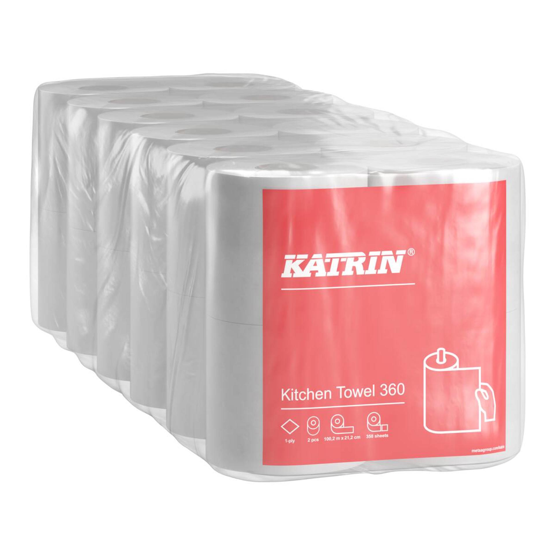 2467-Katrin Kitchen Paper Towel Roll 360 Sheets 1-Ply-3