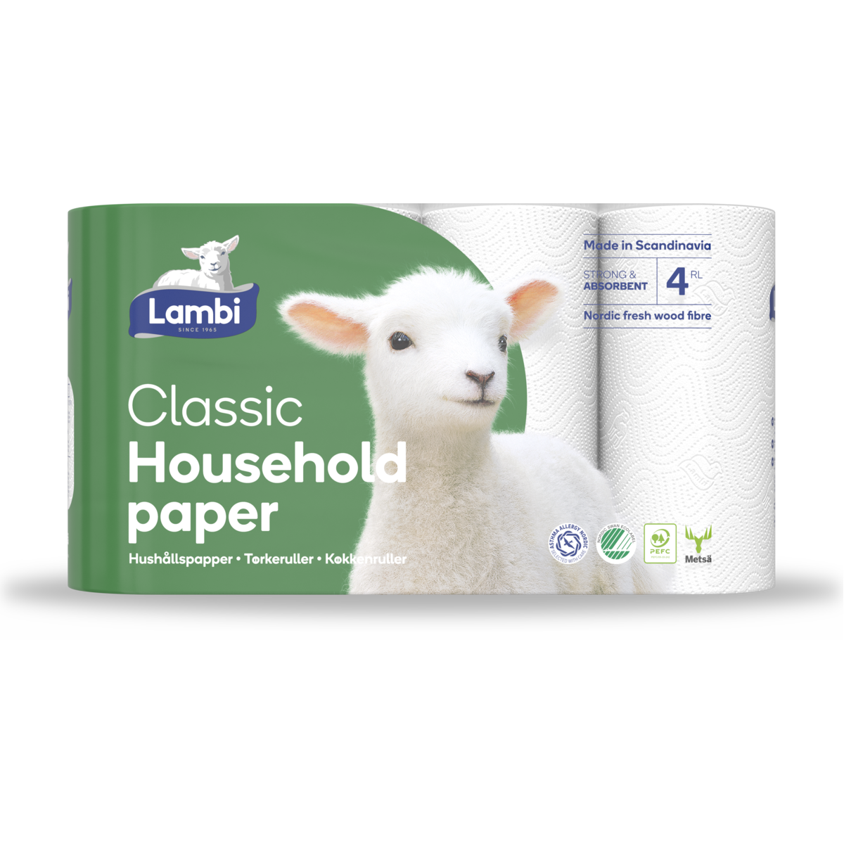 Lambi Classic hushållspapper