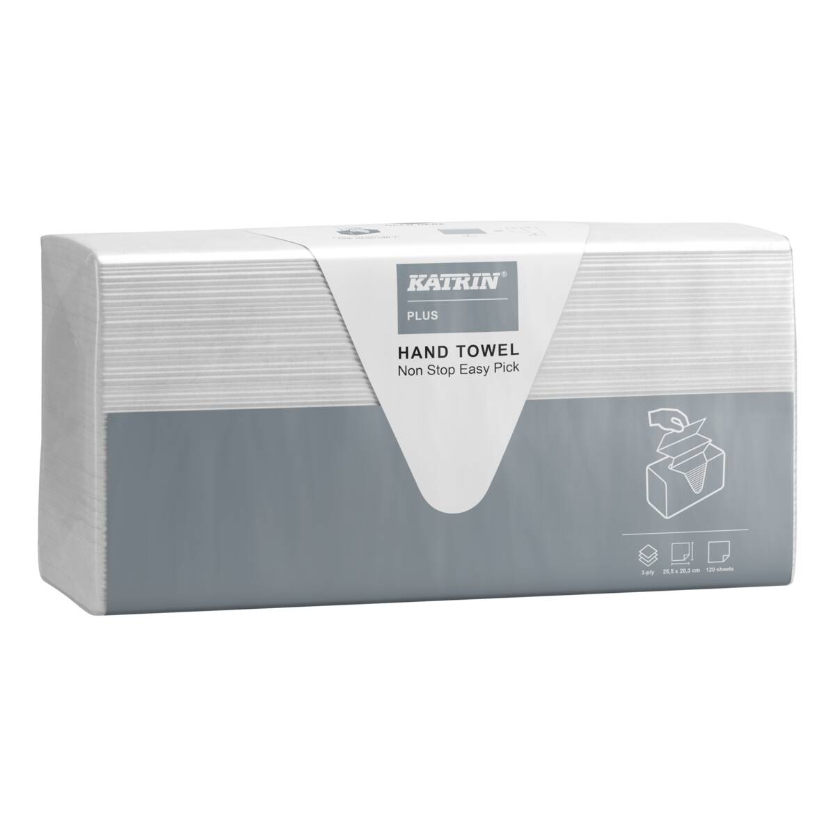 73177 Katrin Plus Zfold Paper Towels NonStop Easy Pick Medium 120
