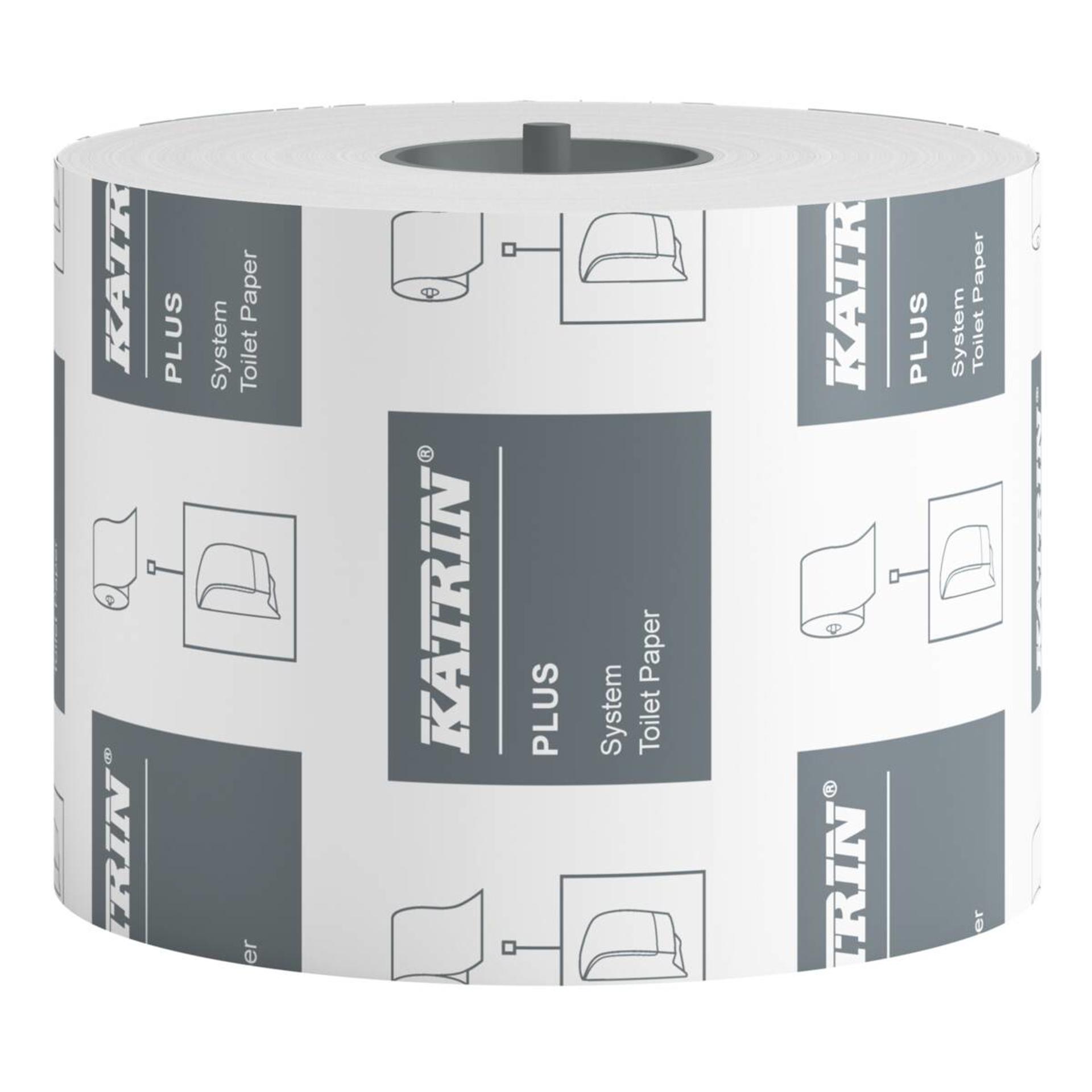 66940-Katrin Plus papier toaletowy systemowy w rolce 800 listków 2-warstwowy-1