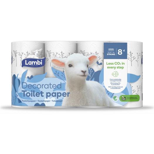 Lambi Decorated toalettpapper