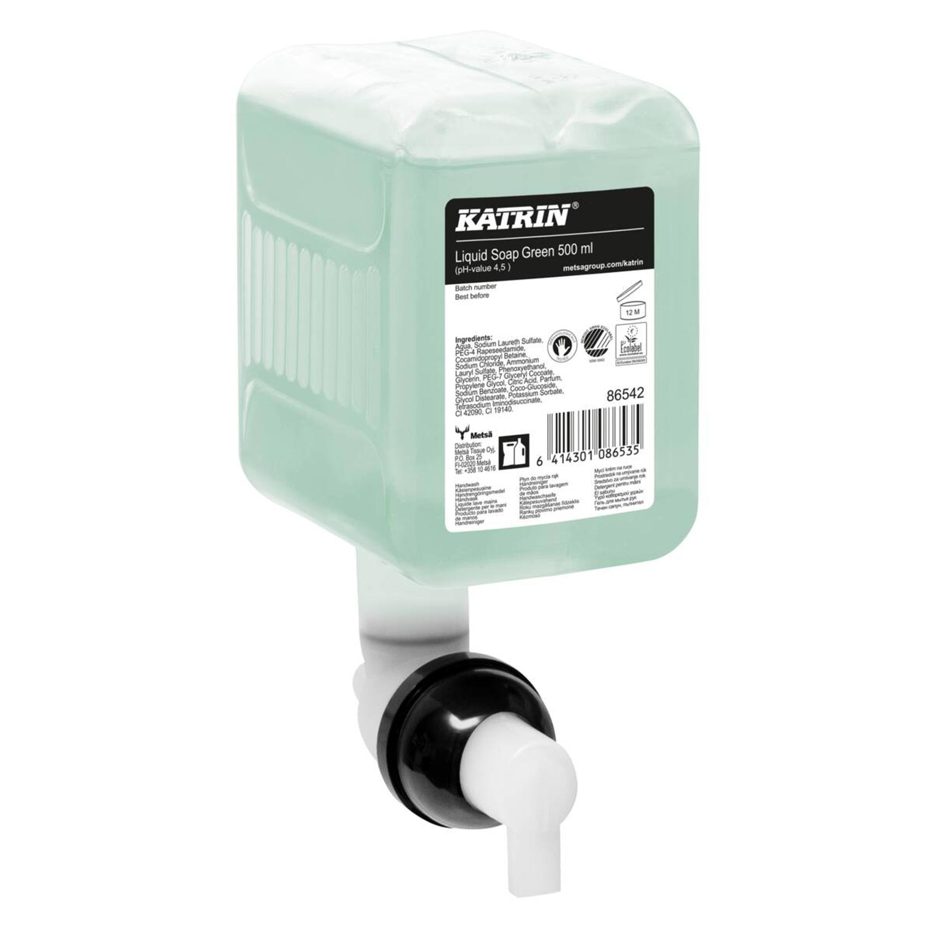 86542-Katrin Flytande tvål 500 ml, Green