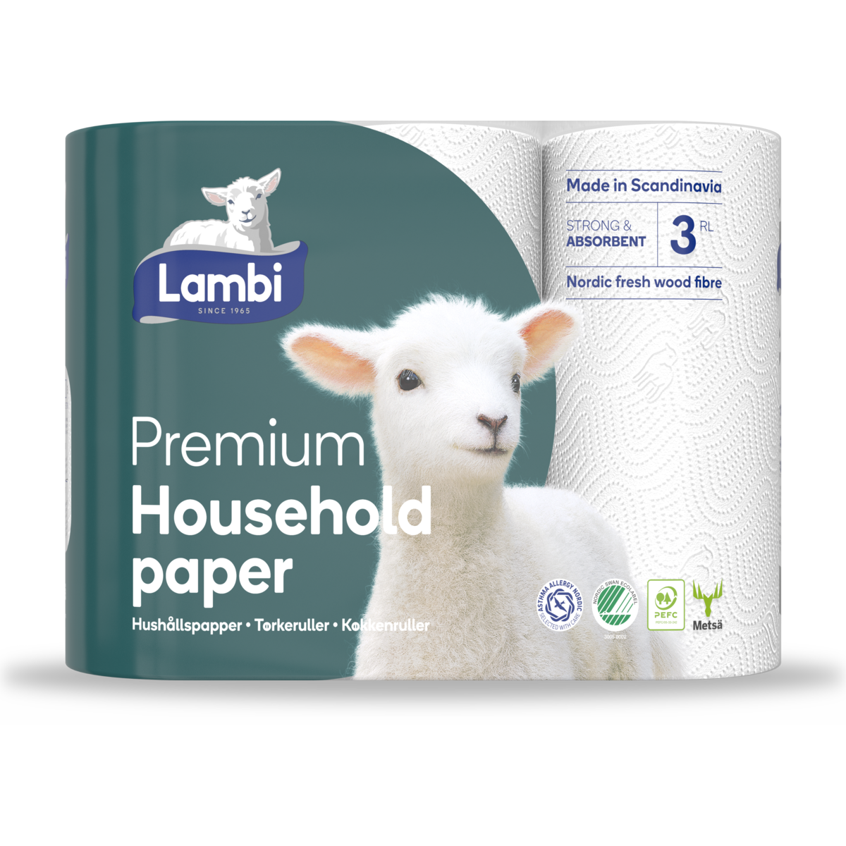 Lambi Premium Tørkepapir