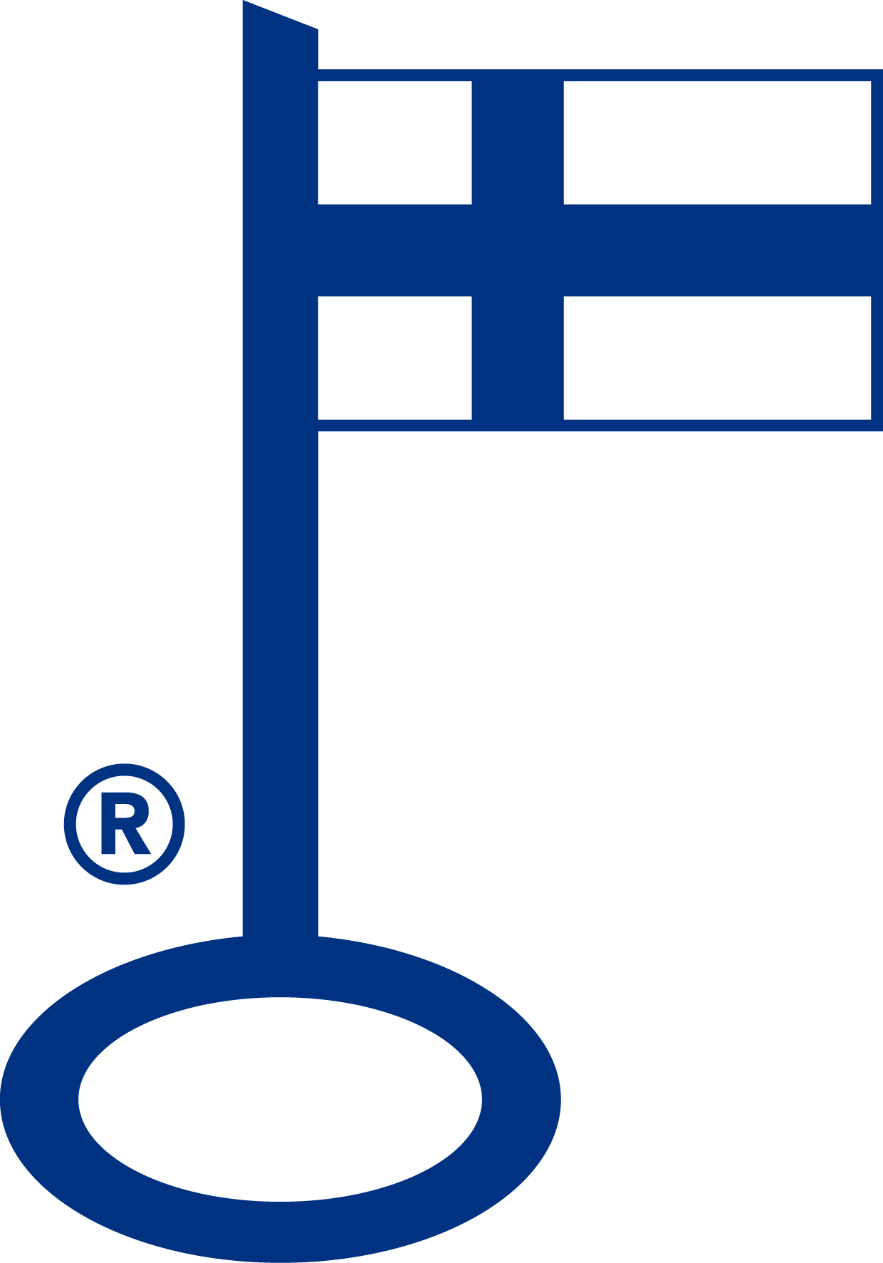 Die finnische Schlüsselflagge