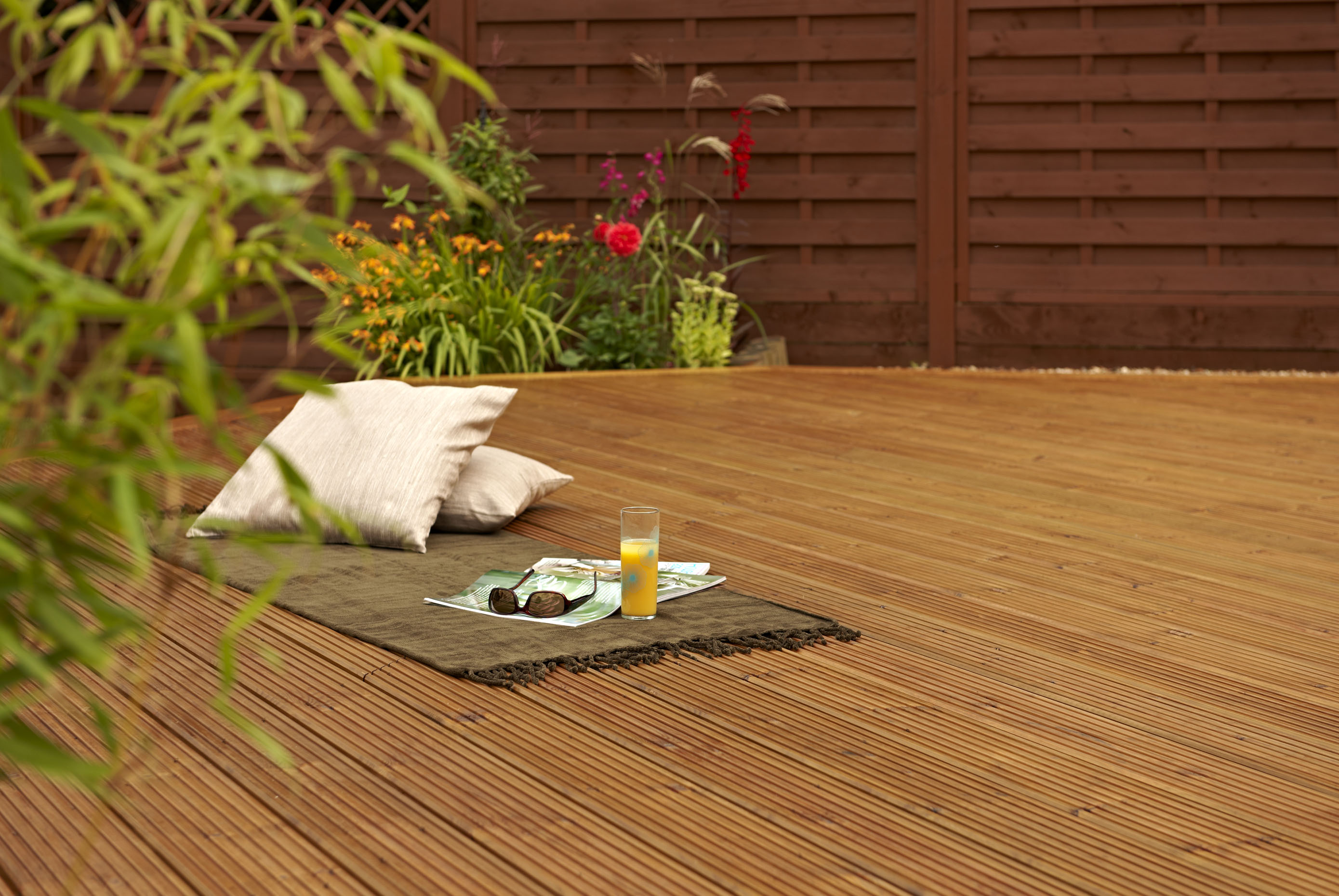 Metsa Wood Softwood Decking great for any garden