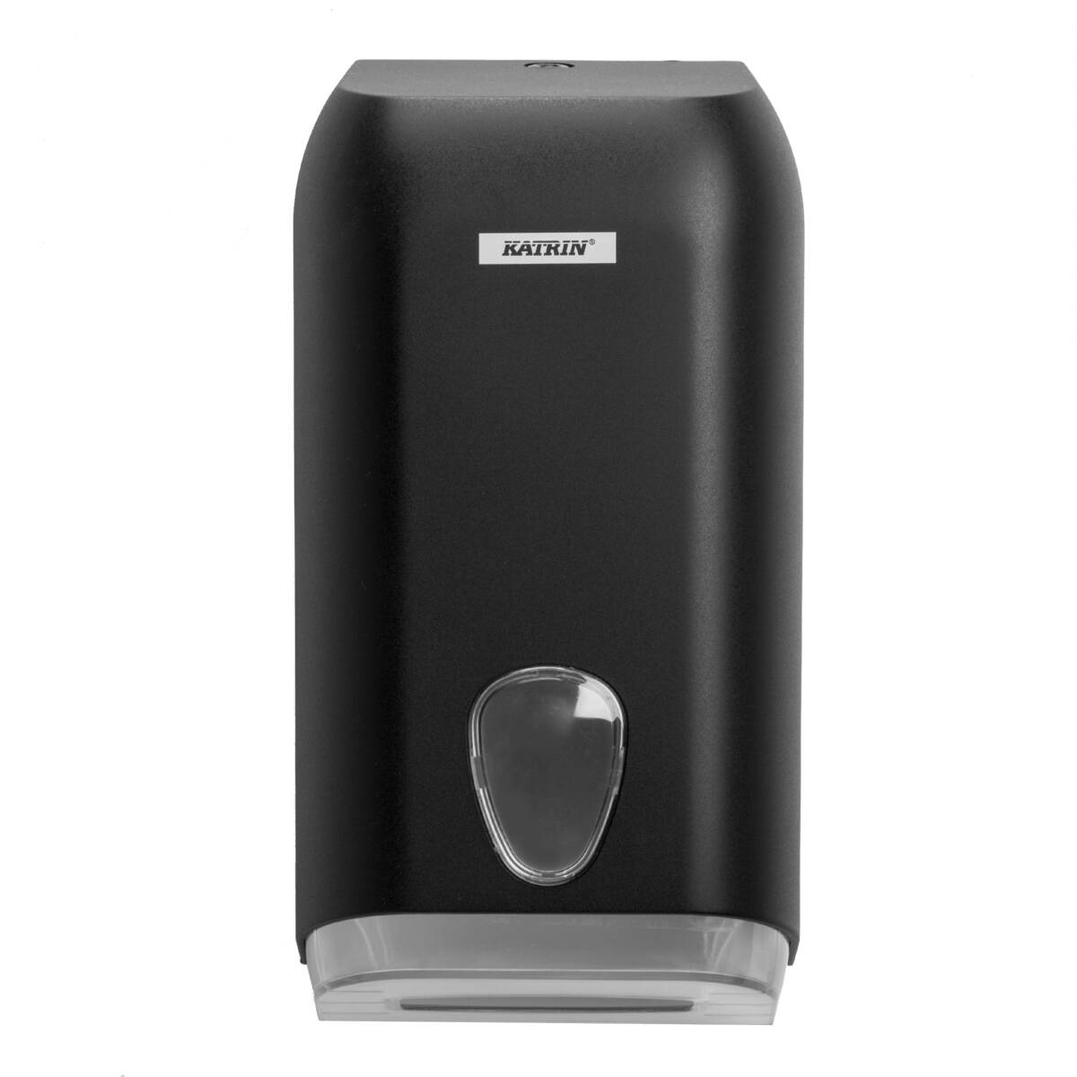 92605 Katrin Plastic Dispenser For Folded Toilet Paper, Black