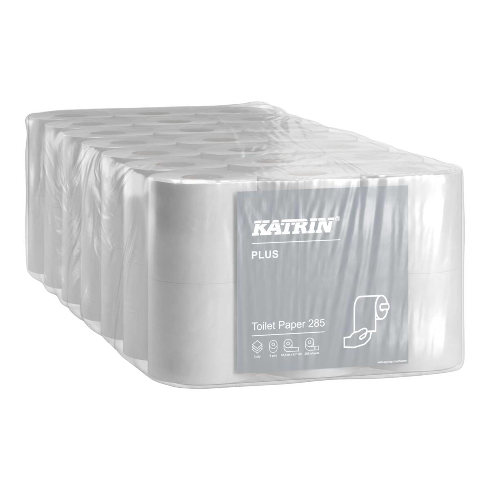 38411-Katrin Plus Wc-paperi 285, Valkoinen-2