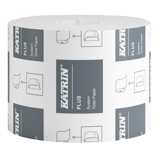 Katrin Plus Dispenser Toilet Paper Roll System 684 Sheets 2-Ply
